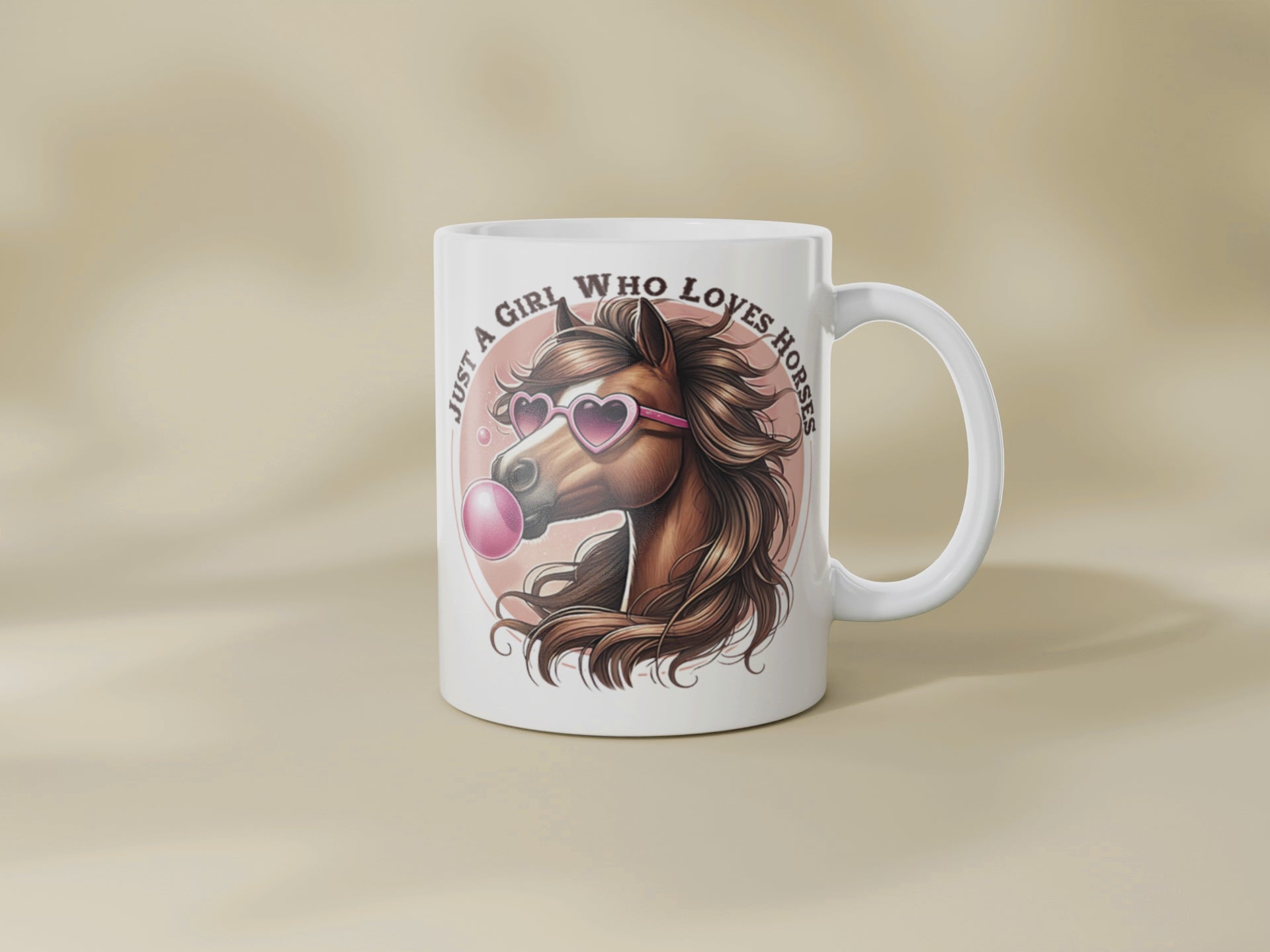 Horse Lover Mug: Funny Equestrian Gift for Teen Girls