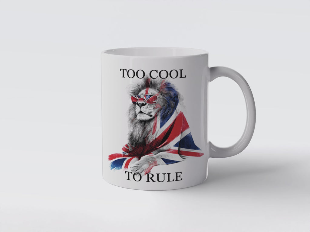 Regal Lion Union Jack Mug: Funny British Humor Tea Cup