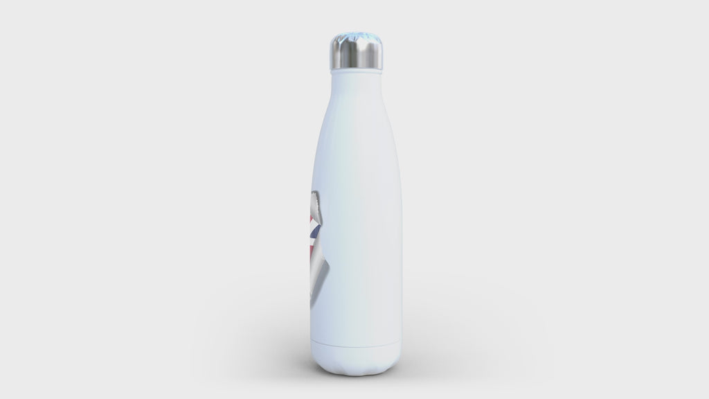 500ml Union Jack Insulated Water Bottle – Stainless Steel UK Flag Drinks Flask