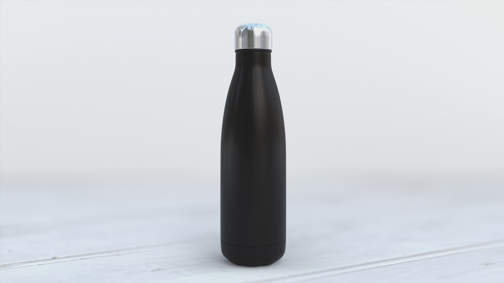 Storm Trooper Thermos: Black Metal Water Bottle, Unique Star Wars Fan Gift