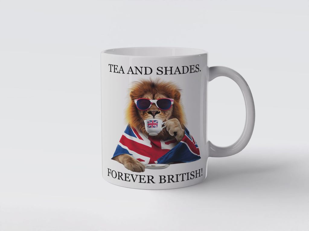 Regal Lion UK Mug: Funny British Tea Cup