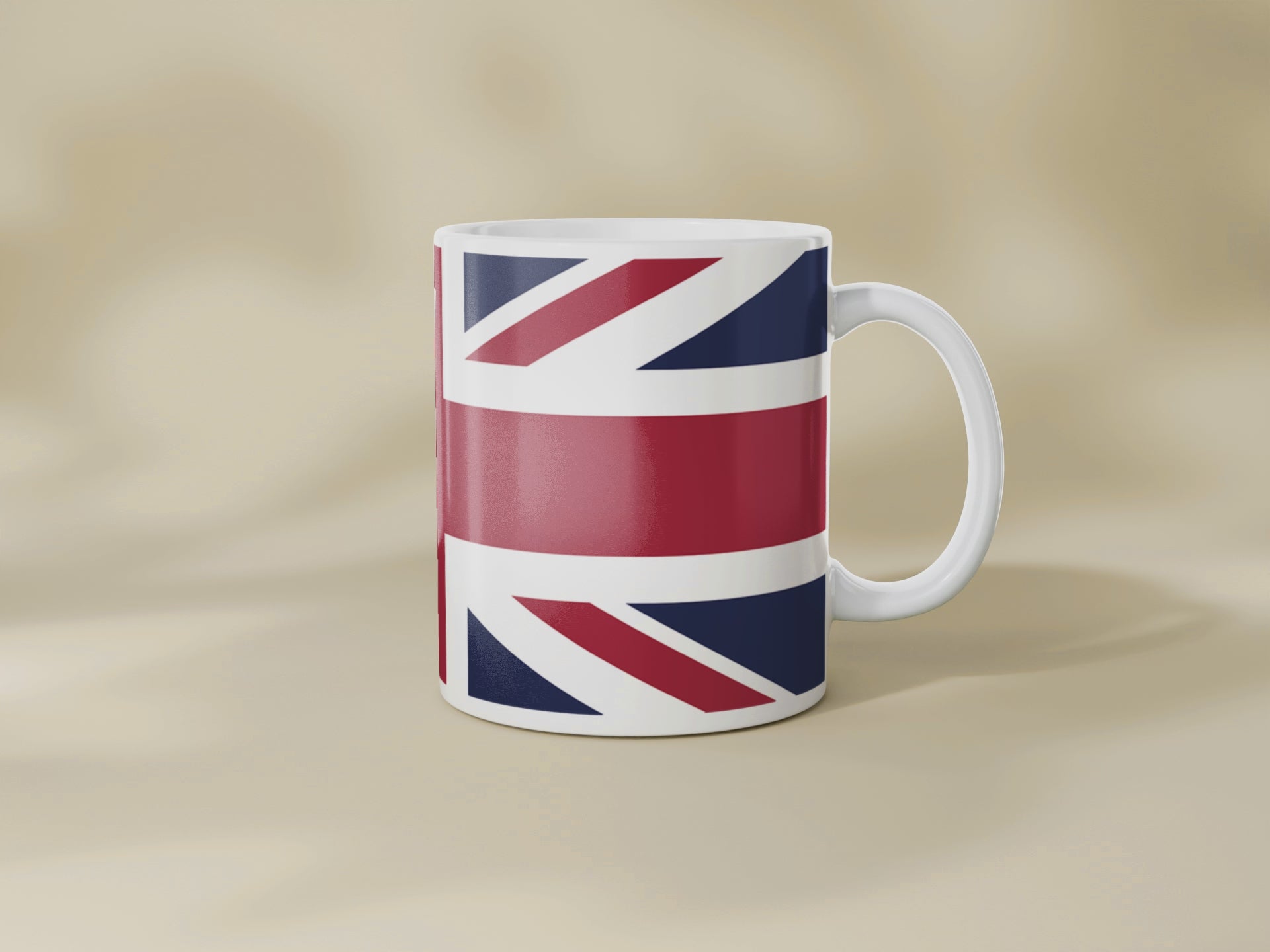 Union Jack Mug: British Flag Coffee Cup, UK Souvenir