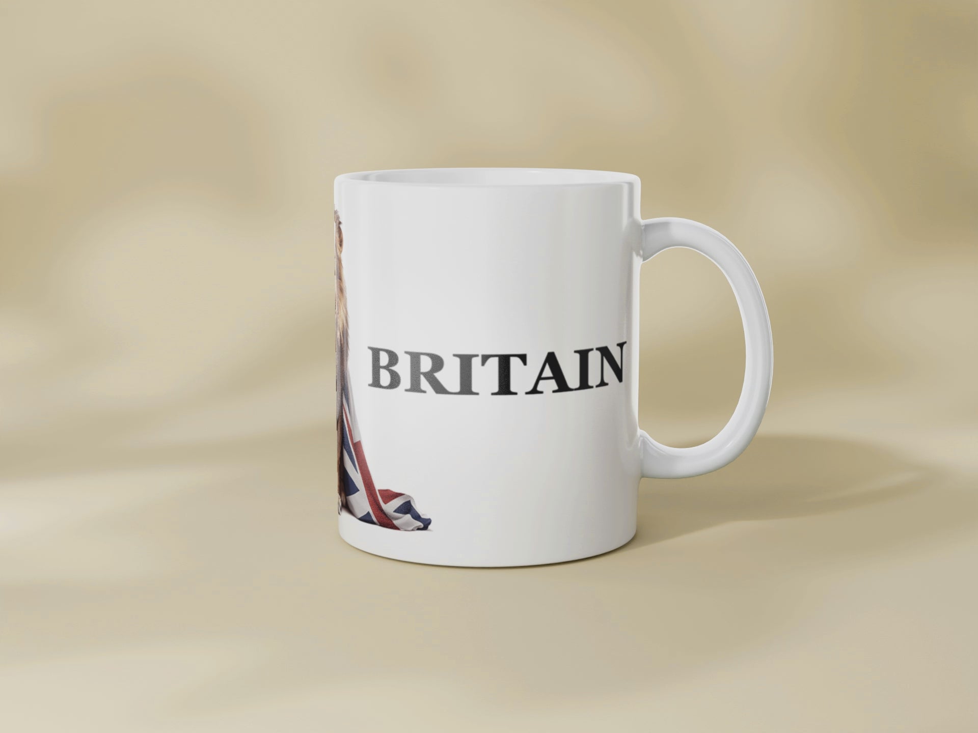 British Lion Coffee Mug: Patriotic England Souvenir Gift
